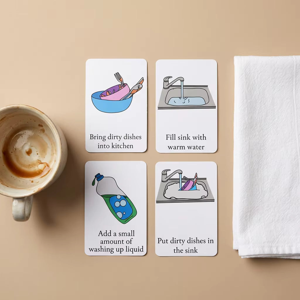 8pk Washing Dishes Prompts