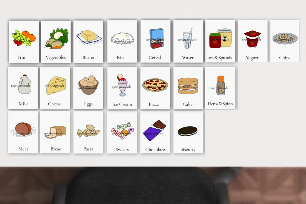 22pk Basic Food Group Illustrations